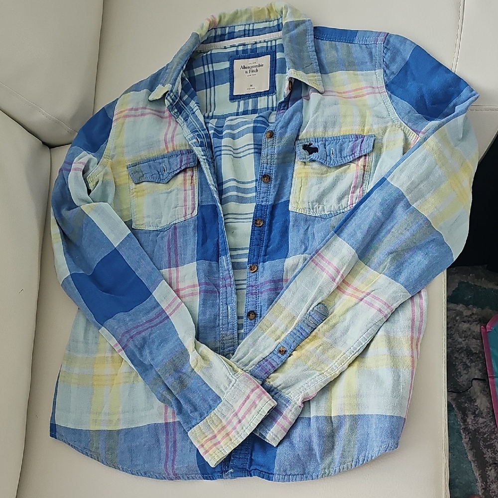 Abercrombie & Fitch Multicolor Plaid Shirt